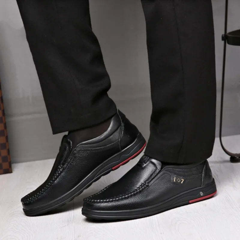 2024 Men’s Orthopedic Walking Shoes, British Business Leather Shoes