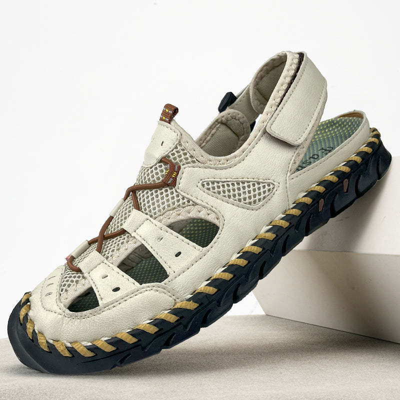 🔥Last Day 70% Off🔥Men's Casual Comfort Leather Sandals, Comfortable Orthopedic Walking Shoes