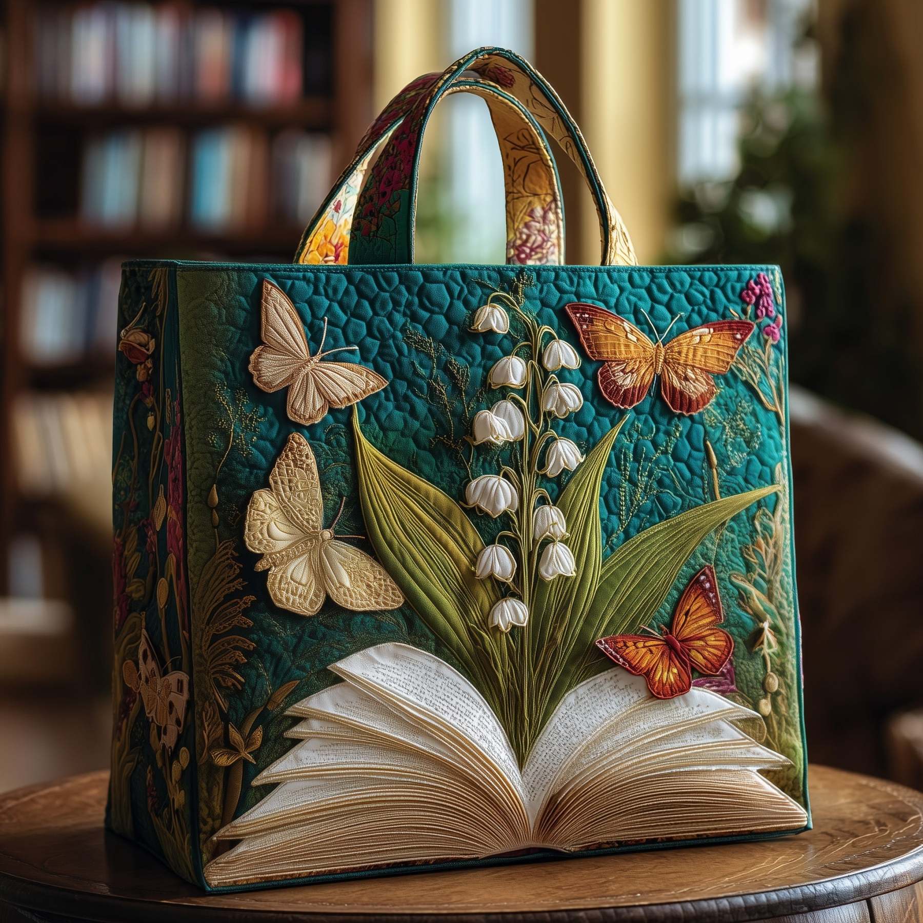Lily Of The Valley Quilted Tote Bag GFTOMA1925