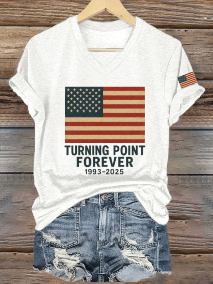 🔥Women's Hot Spot Print V-Neck T-Shirt