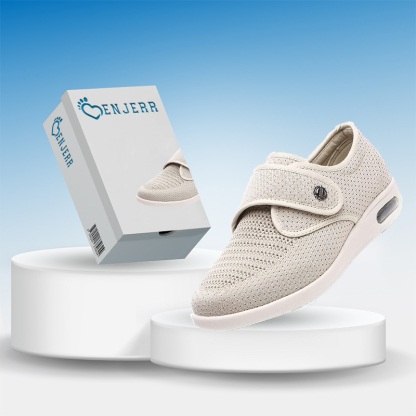 Enjerr™ Soft and comfortable orthotic arch support width shoes for swollen feet,