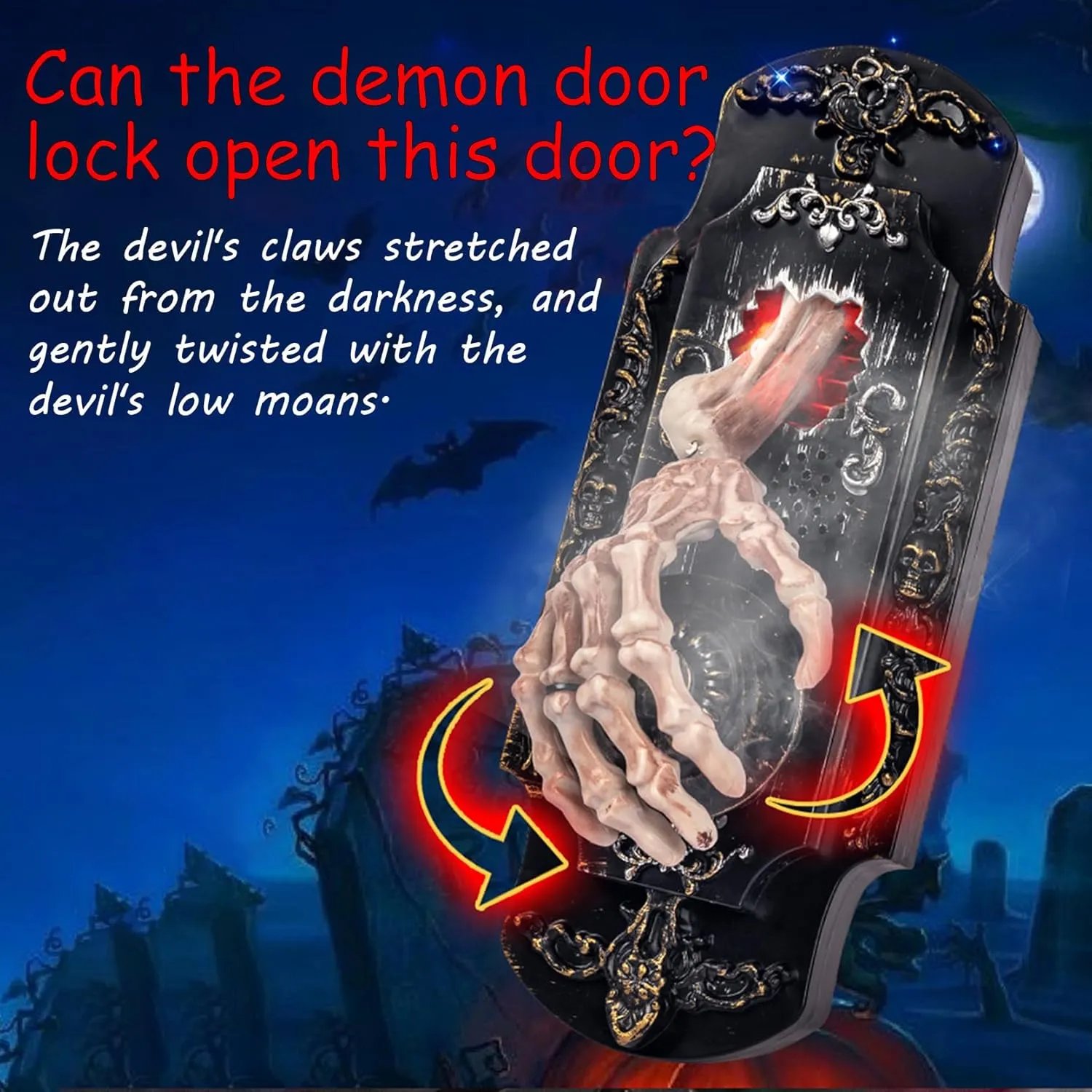 🔥2025 HOT SALE🔥Novelty Doorbell Halloween Door Decorations