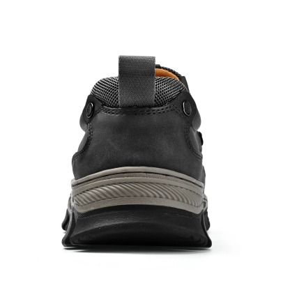 Men Handcrafted Wide Toe Loafers | Arch Support Leather Shoes