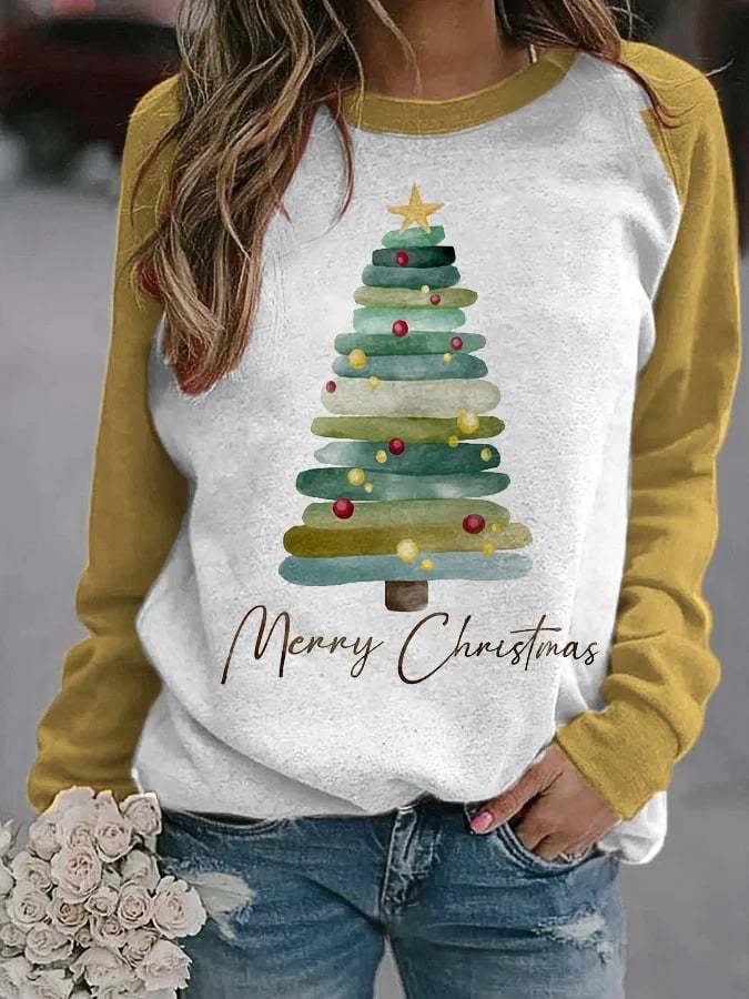 Women's Tree Print Sweatshirt