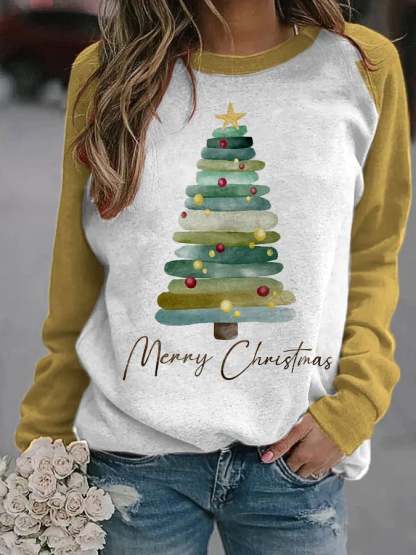 Women's Tree Print Sweatshirt