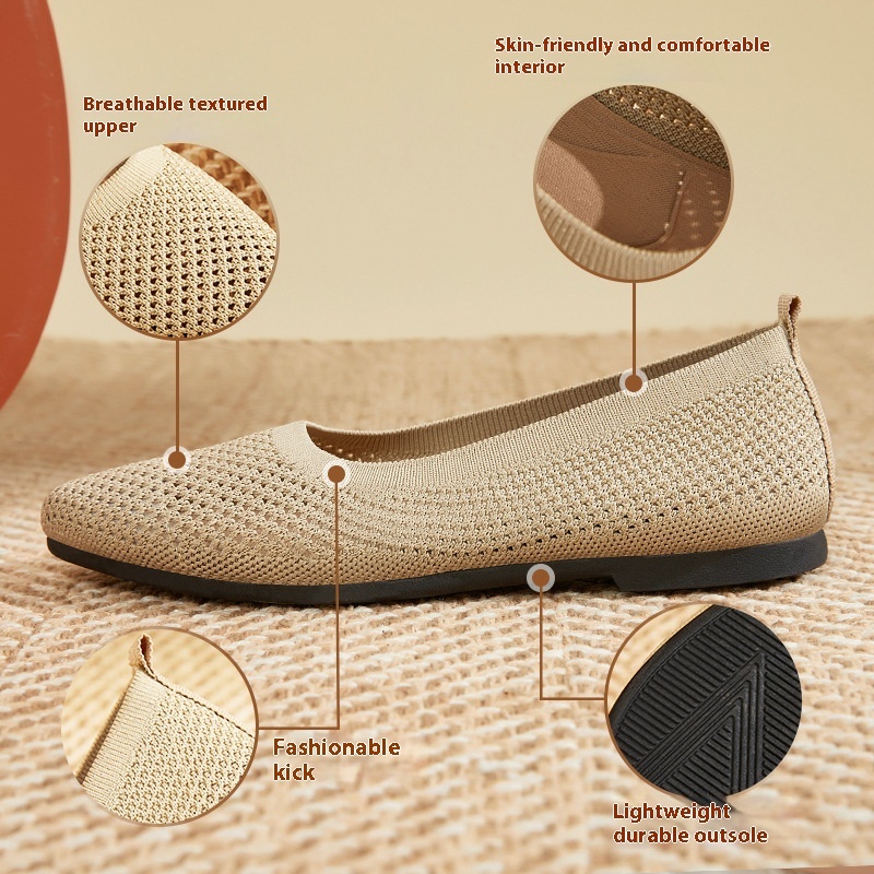 Comfortable Arch Support Non-Slip Flat Shoes