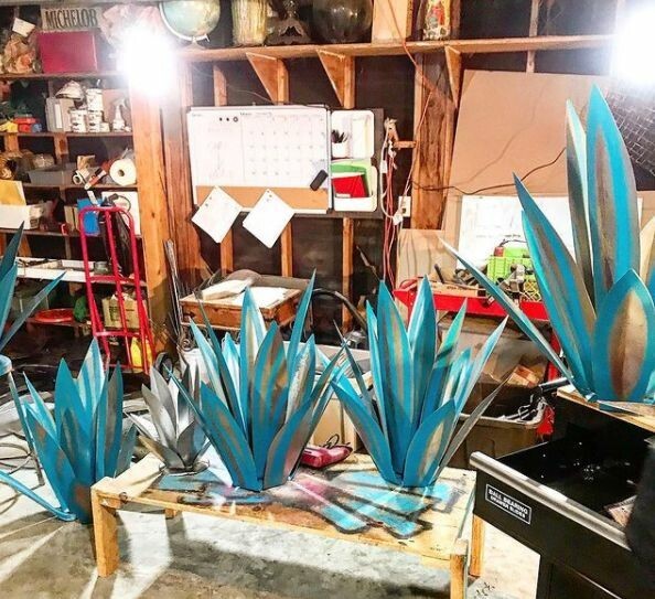2023 Anti-rust Metal Tequila Agave Plant-Perfect for garden