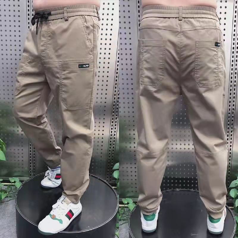 Men’s High Stretch Multi-Pocket Skinny Cargo Pants