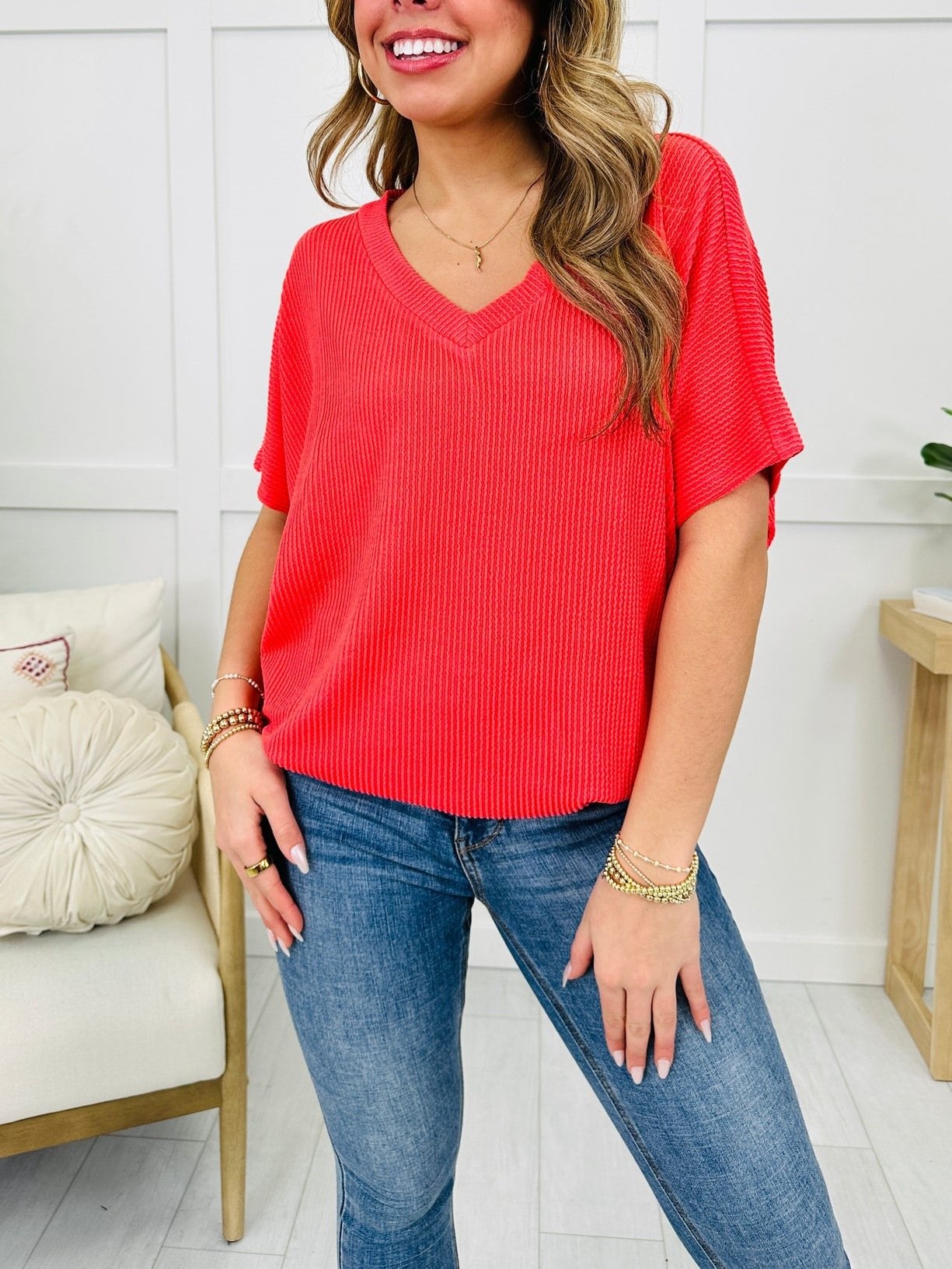 Women's V-Neck Summer T-Shirt 🌟