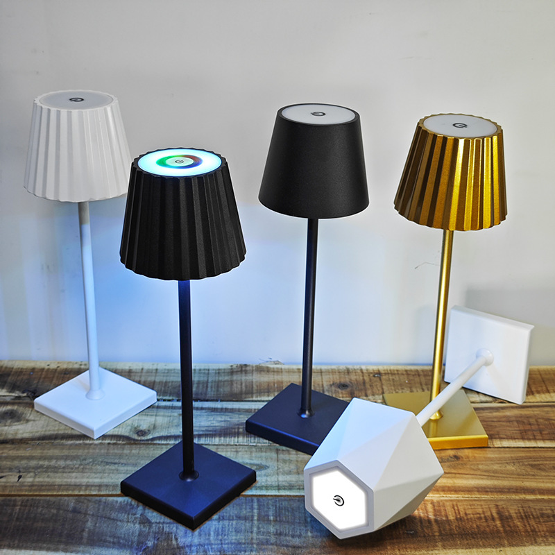 Portable Table Lamp - Dimmable & Waterproof Atmosphere Accent Lighting for Indoor/Outdoor Use