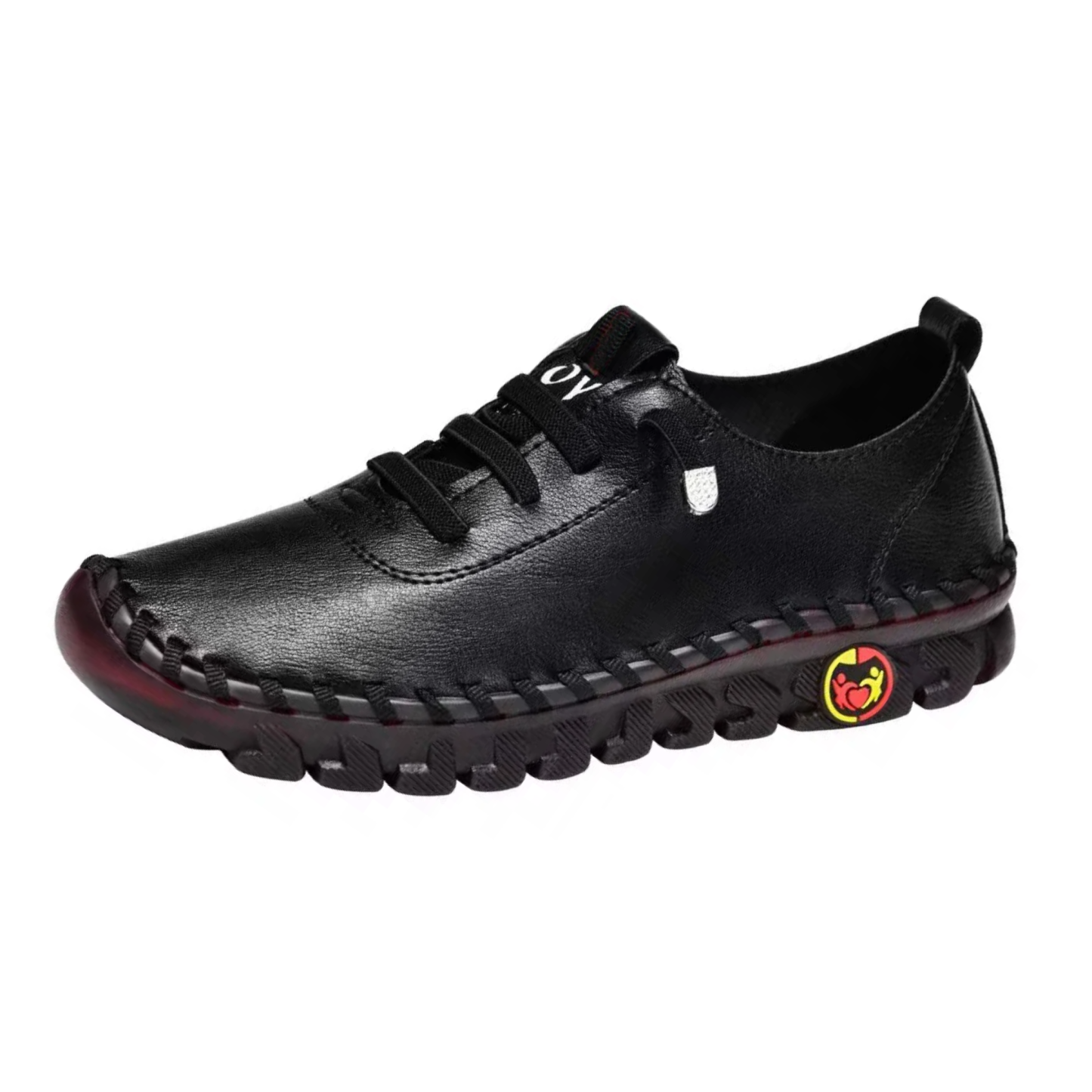 Orthopedic Shoes For Women Soft Non-slip Lace Up Arch-support Leather Fashion