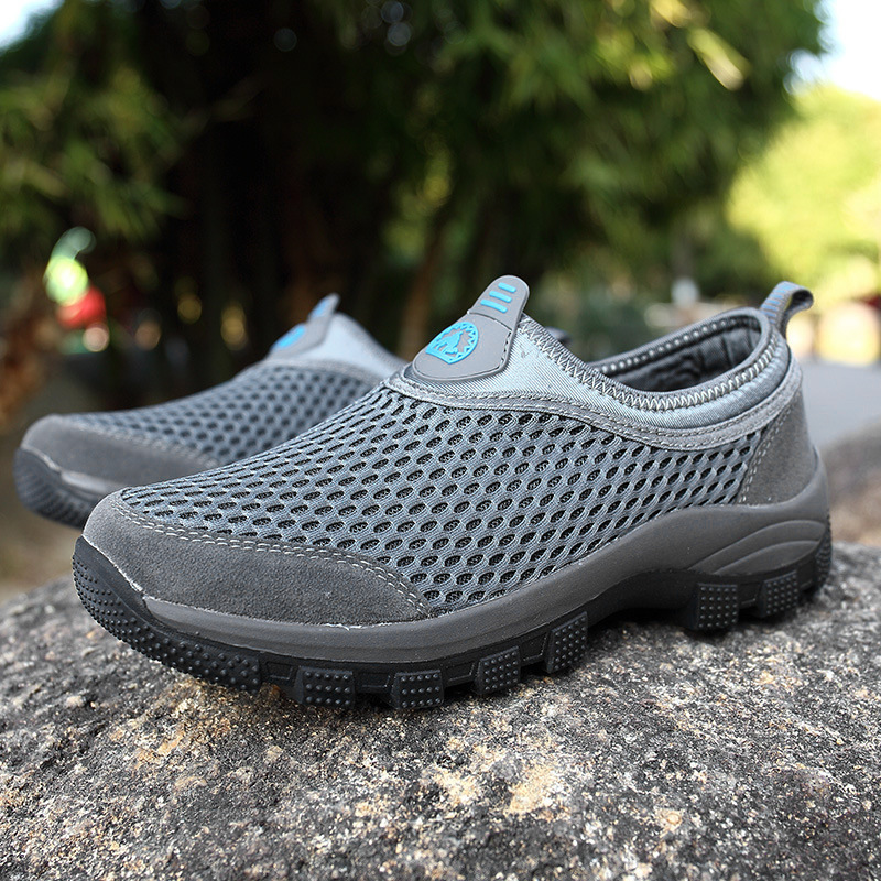 ⏰Promotion - 50% OFF🔥 Mens Casual Slip On Mesh Breathable Walking Hiking Sneaker