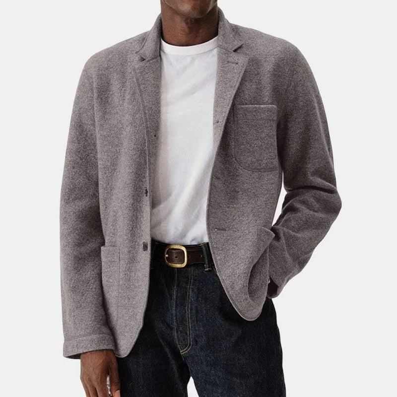 🔥Men's Solid-Color Tailored Jacket