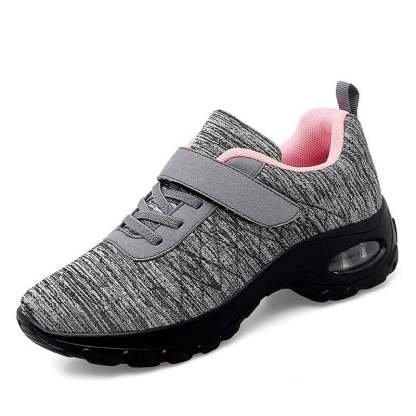 Women Orthopedic Shoes Pain Relief Air Cushion Wide Toebox High Quality Material  Elastic Non-Slip Velcro Sneakers