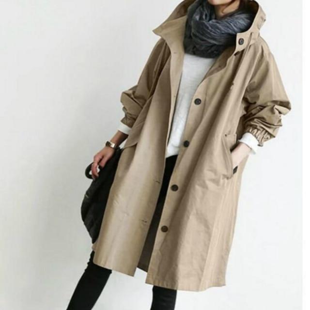 Water Resistant Oversized Hooded Windbreaker Rain Jacket