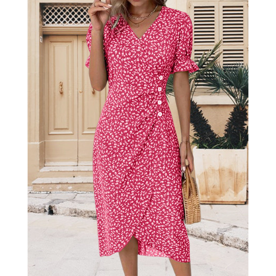 Elegant Wrap Dress