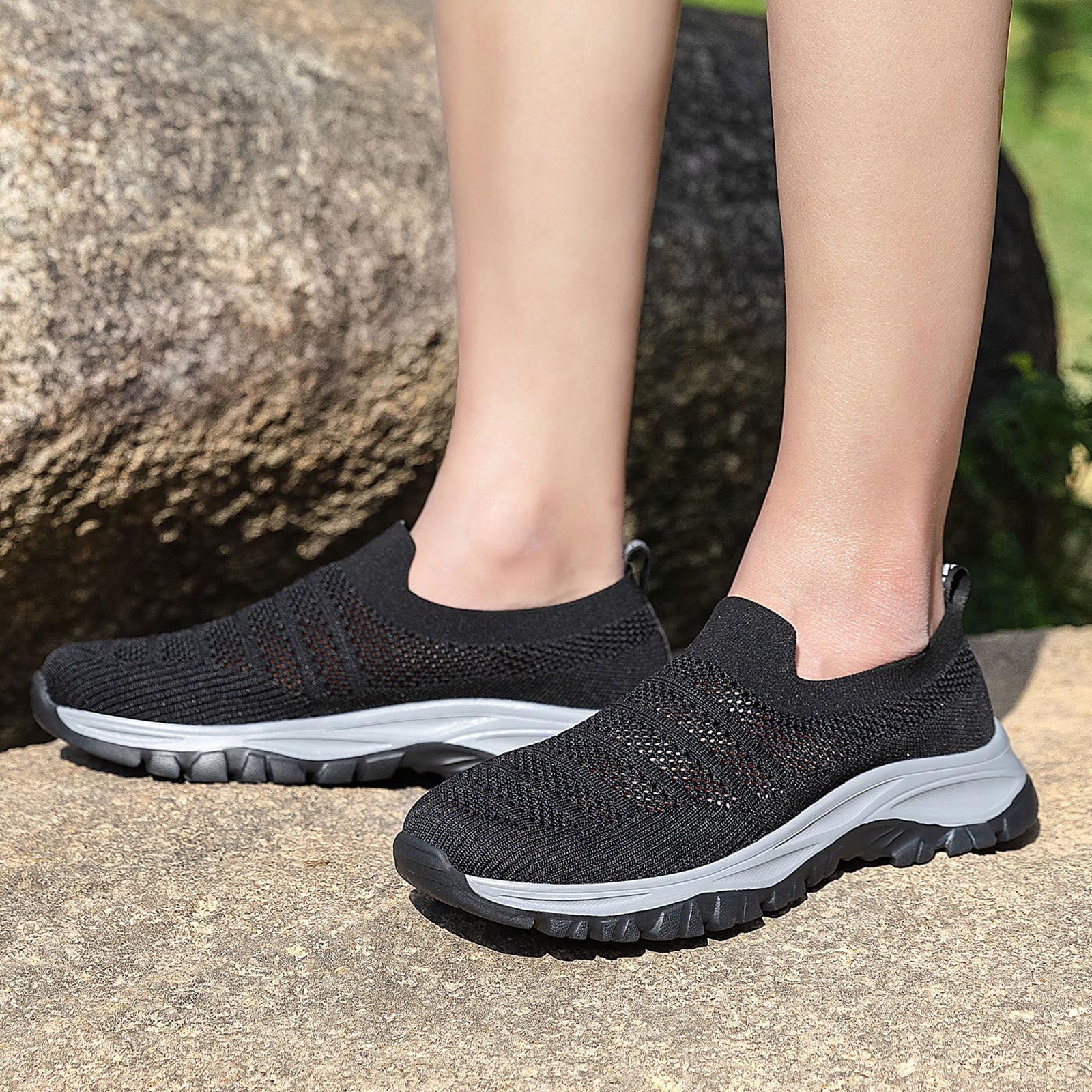 🔥Last Day Promotion 70% OFF🔥 Men's Orthopedic mesh lightweight and breathable travel shoes, non-slip shoes