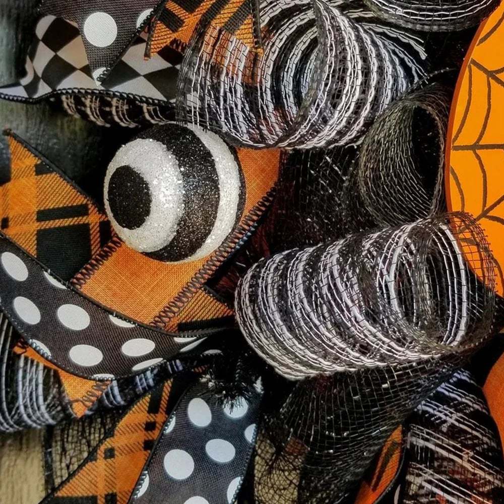 Halloween Wreaths For Front Door Boo Wreath
