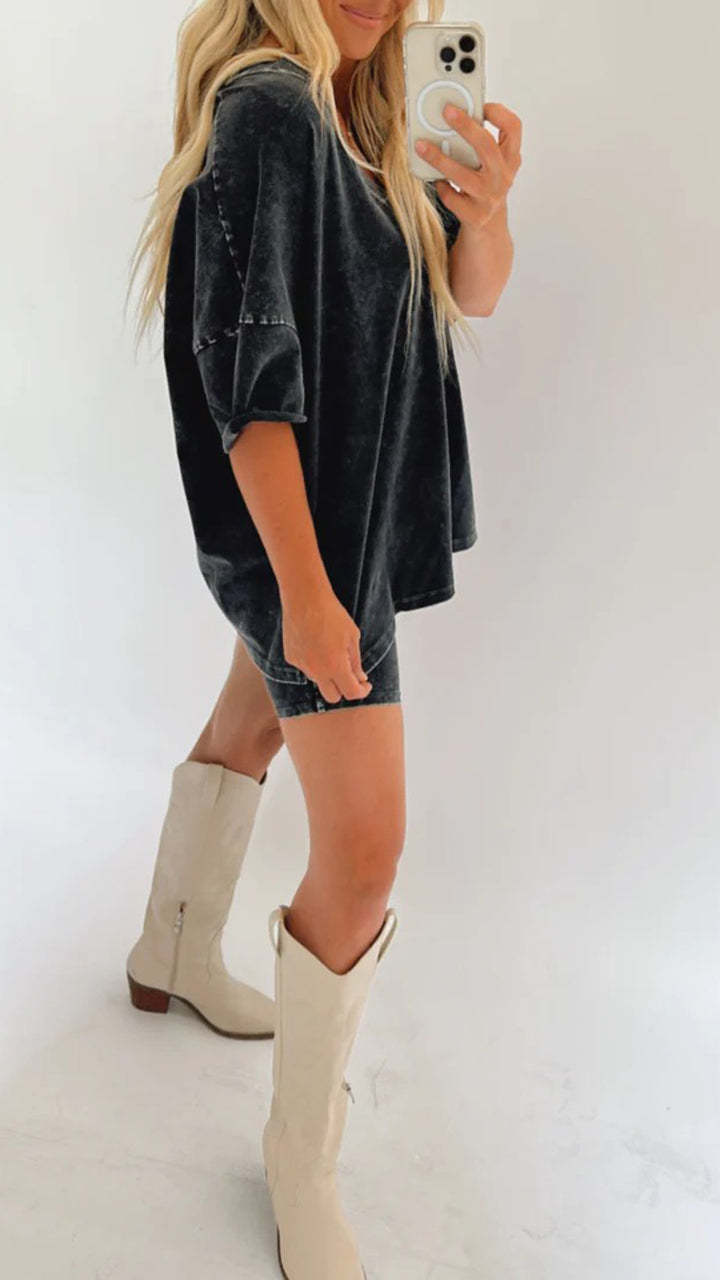 Women's Summer Washed Set