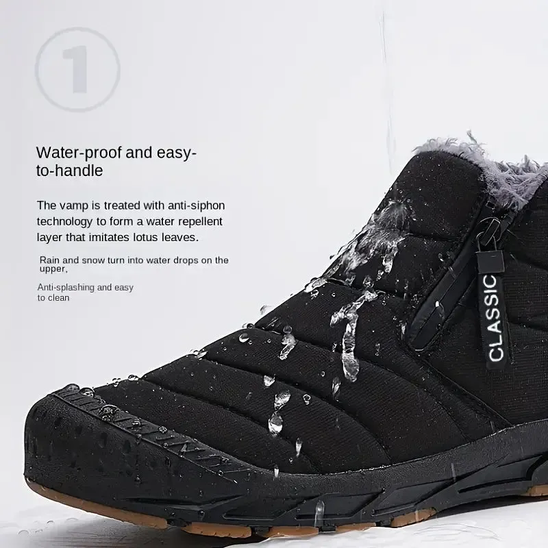 New Waterproof Fur Lined Warm Ankle Boots Winter Boots(🔥Last Day 60% OFF!)