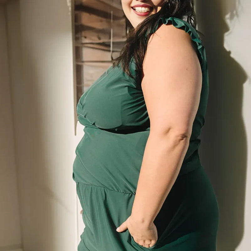 Swim Romper Built-in Bra