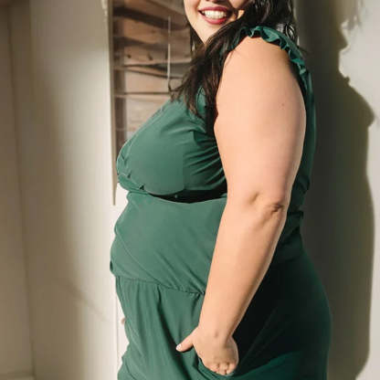 Swim Romper Built-in Bra