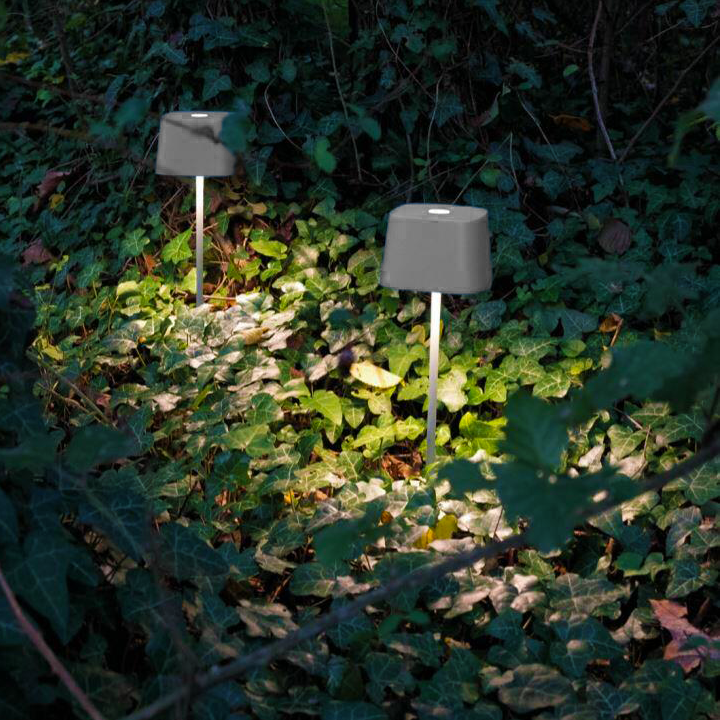 Rechargeable Cordless Table Lamp - 360° Shadowless Lighting Dimmable Waterproof Metal Light