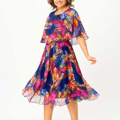 Catarina - Comfortable And Airy Chiffon Dress