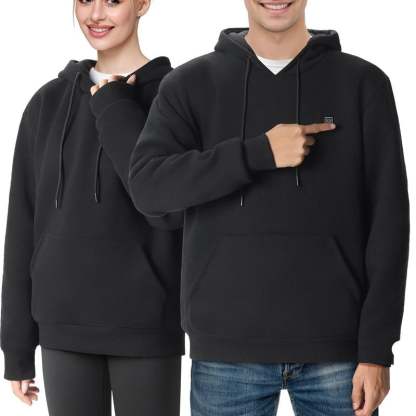 Heated Hoodie Sweatshirt Unisex with Battery