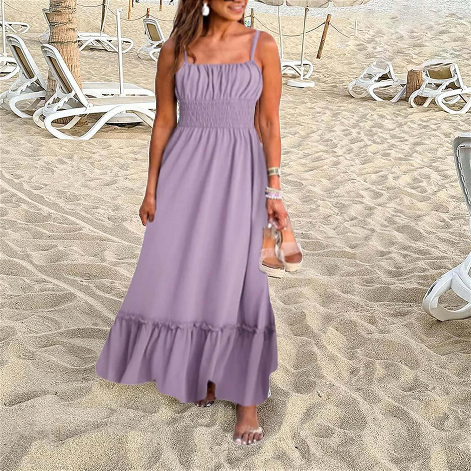 Floral Spaghetti Strap Maxi Dress