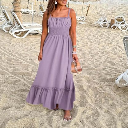 Floral Spaghetti Strap Maxi Dress