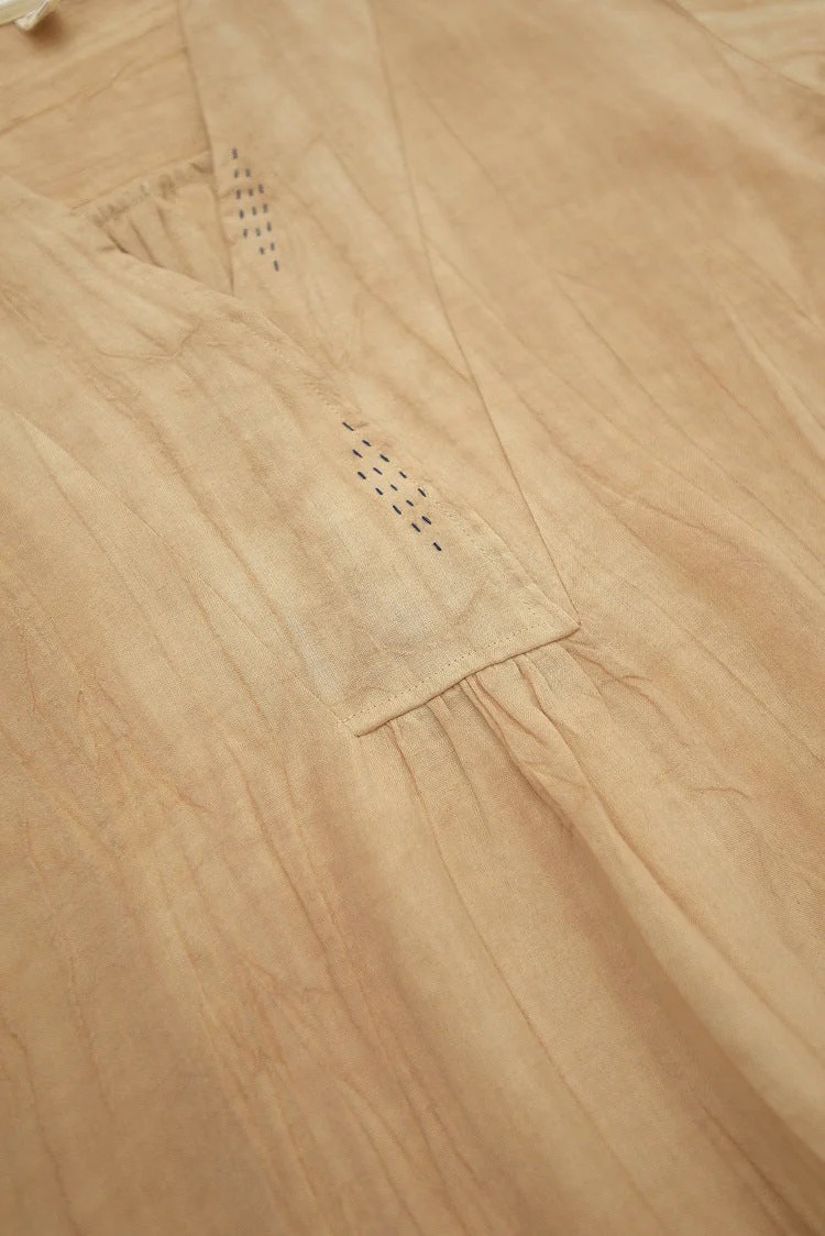 Women's Solid Color Loose Cotton Linen Long Dress