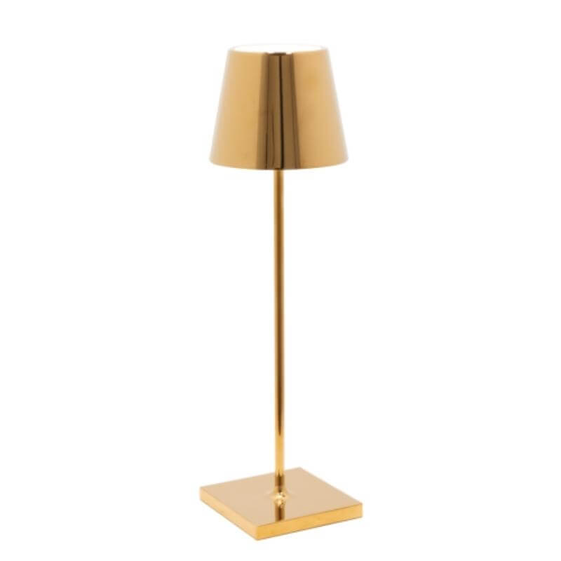 Mini Metal Cordless Table Lamp - Portable & Rechargeable Touch Dimmable Desk Light