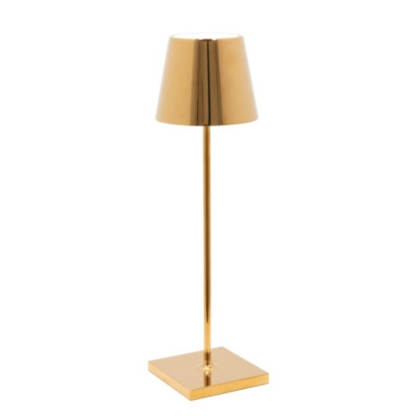 Mini Metal Cordless Table Lamp - Portable & Rechargeable Touch Dimmable Desk Light