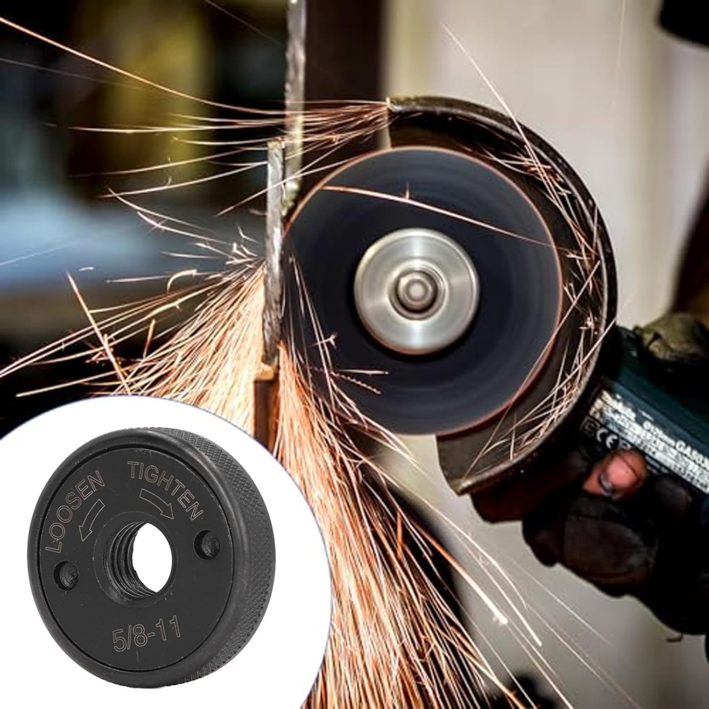 🏆Flash Sale⚡ 50K+ SOLD! Almost Gone💥5/8‐11 Angle Grinder Flange Nut