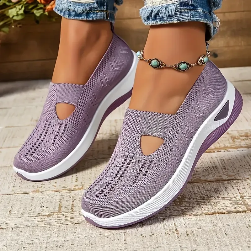 🔥Last Day Promotion 70% OFF🔥- Women's comfortable breathable knitted sneakers