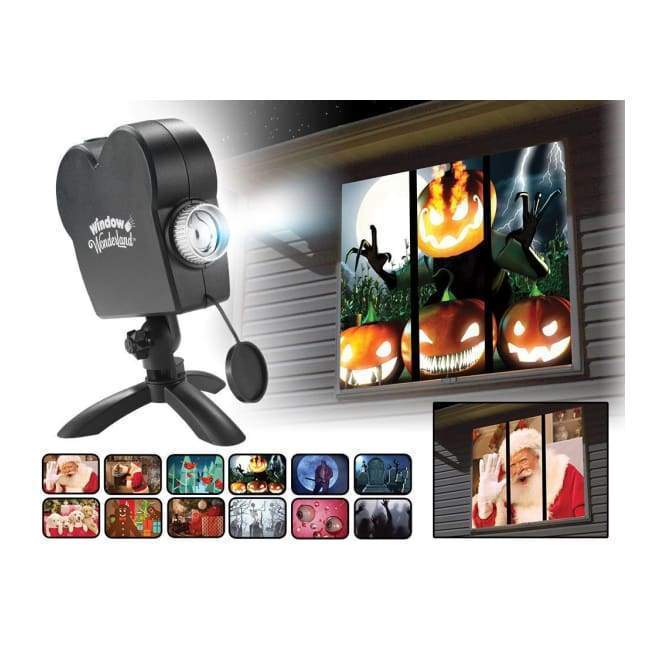 Christmas & Halloween Window Projector