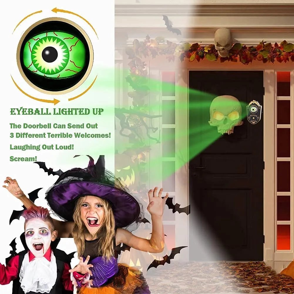 🔥2025 HOT SALE🔥Novelty Doorbell Halloween Door Decorations