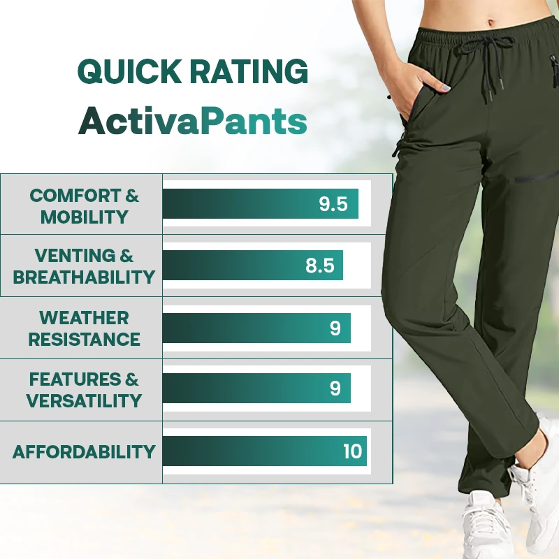 ActivaPants – Zipper Pockets Waterproof Outdoor Pants