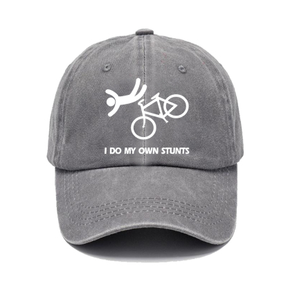 I Do My Own Stunts Hat | Vintage Washed Baseball Cap