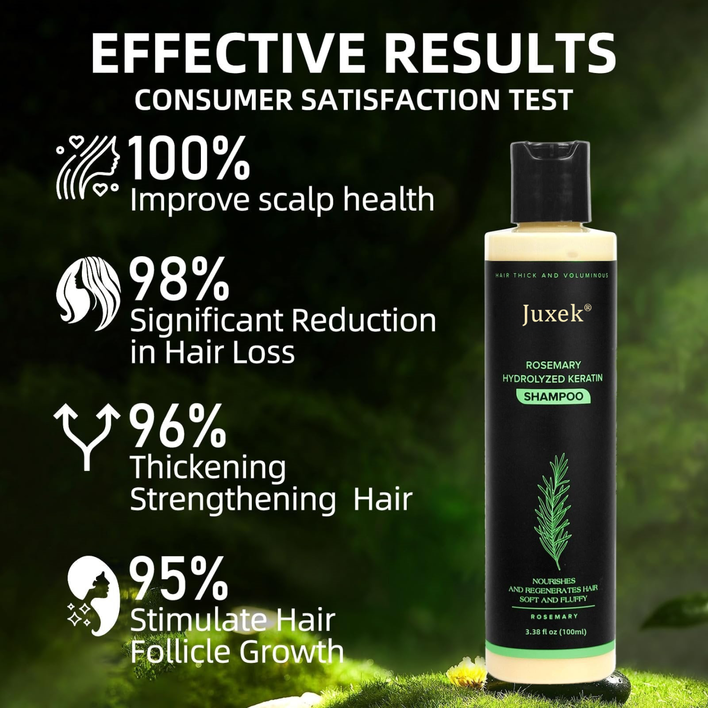 🔥LAST DAY 80% OFF - Organic Rosemary Hair Growth Shampoo