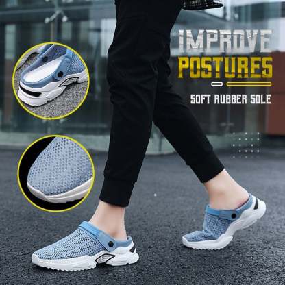 Men Orthopedic Hollow-out Summer Sandals