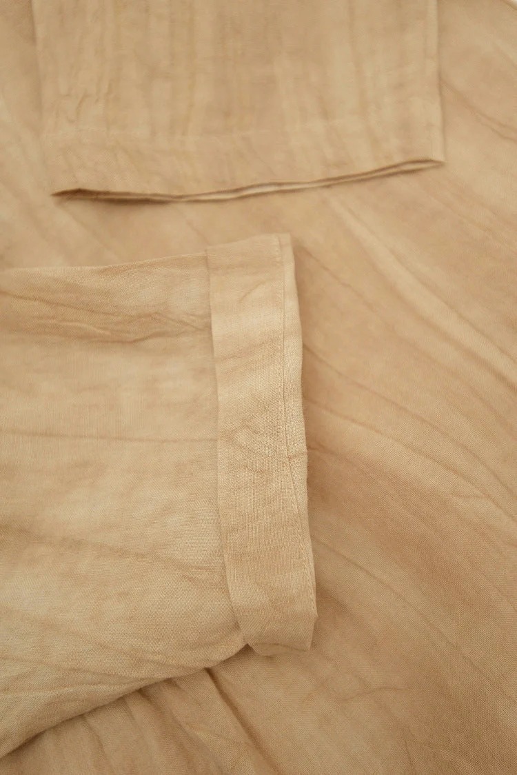 Women's Solid Color Loose Cotton Linen Long Dress