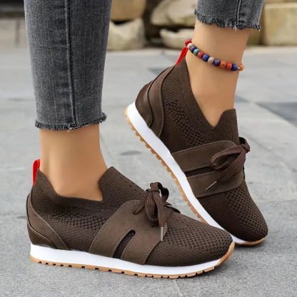 Women’s Breathable Flying Woven Orthopedic Sneakers