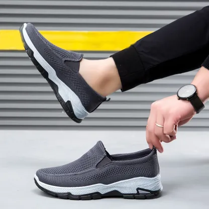 🔥Last Day Promotion 70% OFF🔥2025 Men's mesh lightweight and breathable travel shoes, non-slip shoes
