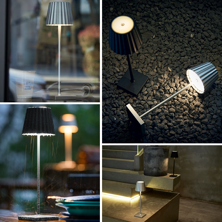 Portable Table Lamp - Dimmable & Waterproof Atmosphere Accent Lighting for Indoor/Outdoor Use