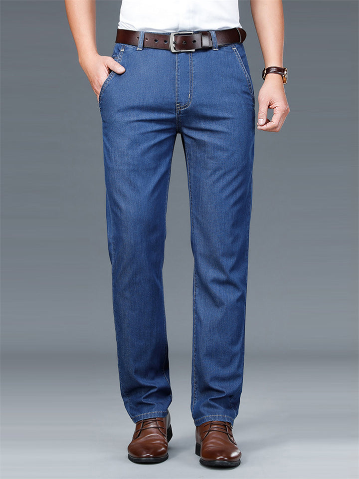 Comfort High Waist Silky Anti-wrinkle Jeans for Men