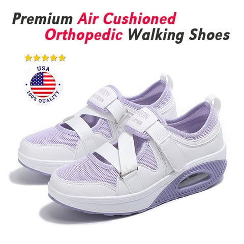 Women Orthopedic Shoes, Wide Adjusting Soft Comfortable Diabetic Walking Shoes