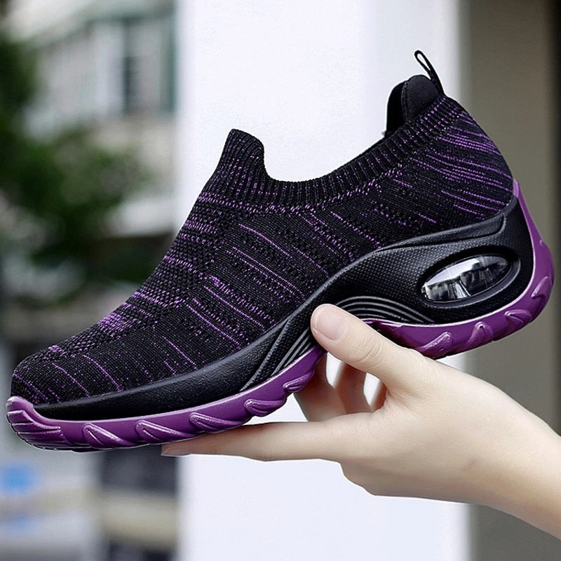 Orthopedic Shoes Women Breathable Arch Support Non-Slip Outsole
