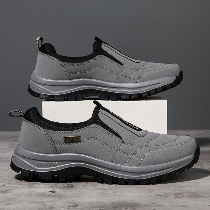 2025 Men's Lightweight Extra Wide Width Orthopedic Hands-Free Foot Pain Relief Slip-on Shoes